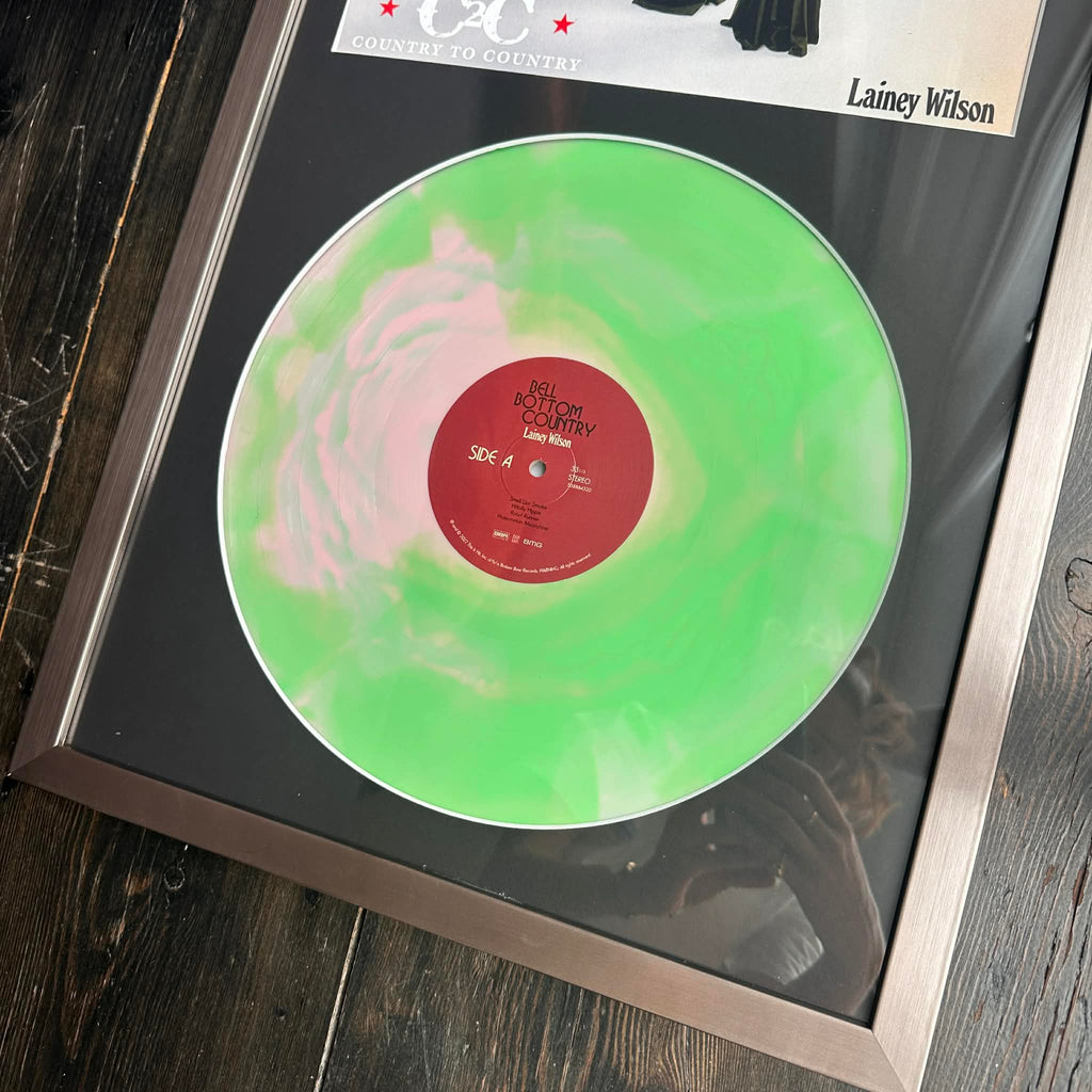 FRAMED Signed VINYL - Lainey Wilson | Bell Bottom Country
