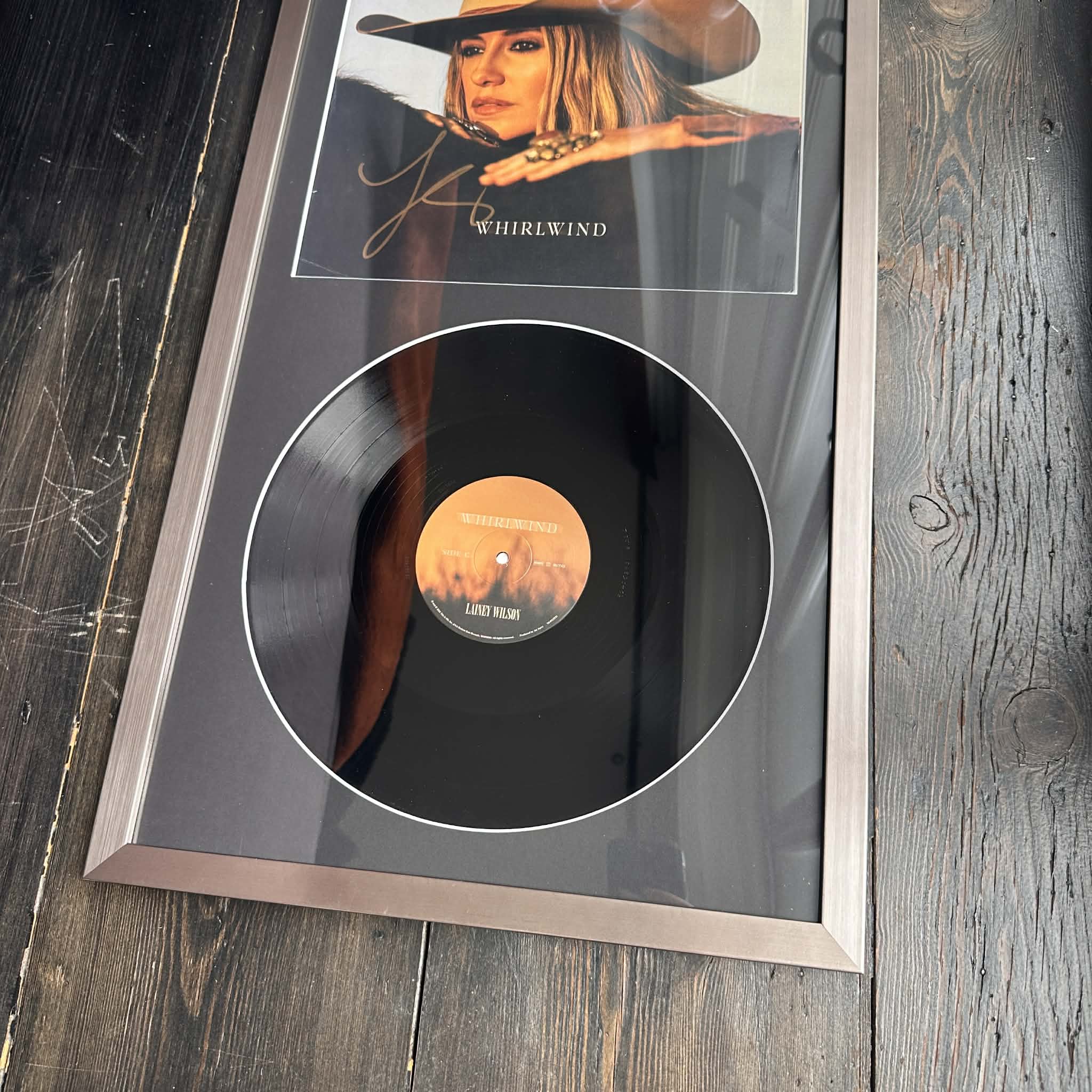 FRAMED Signed VINYL - Lainey Wilson | Whirlwind