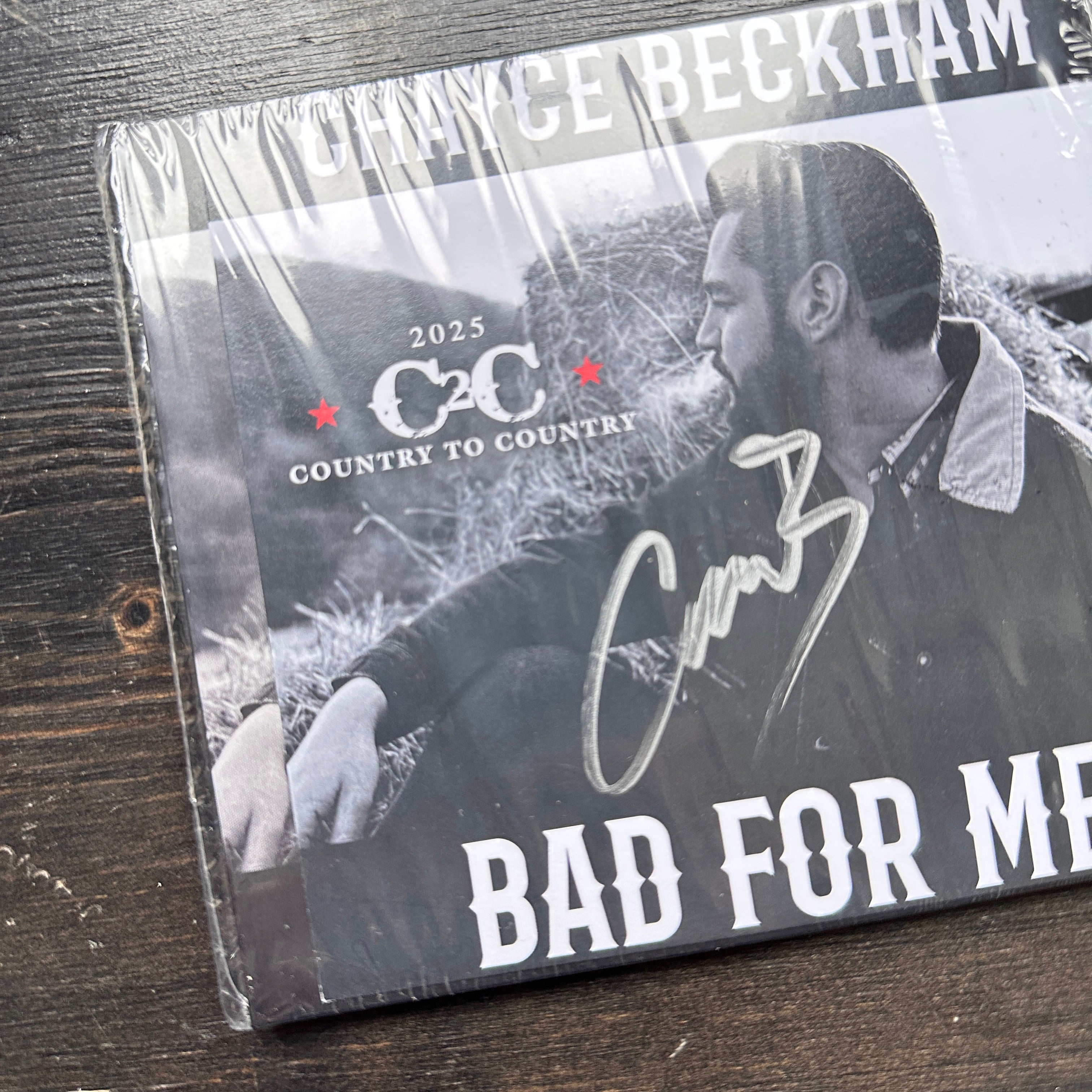 Chayce Beckham | Bad for Me - Signed CD