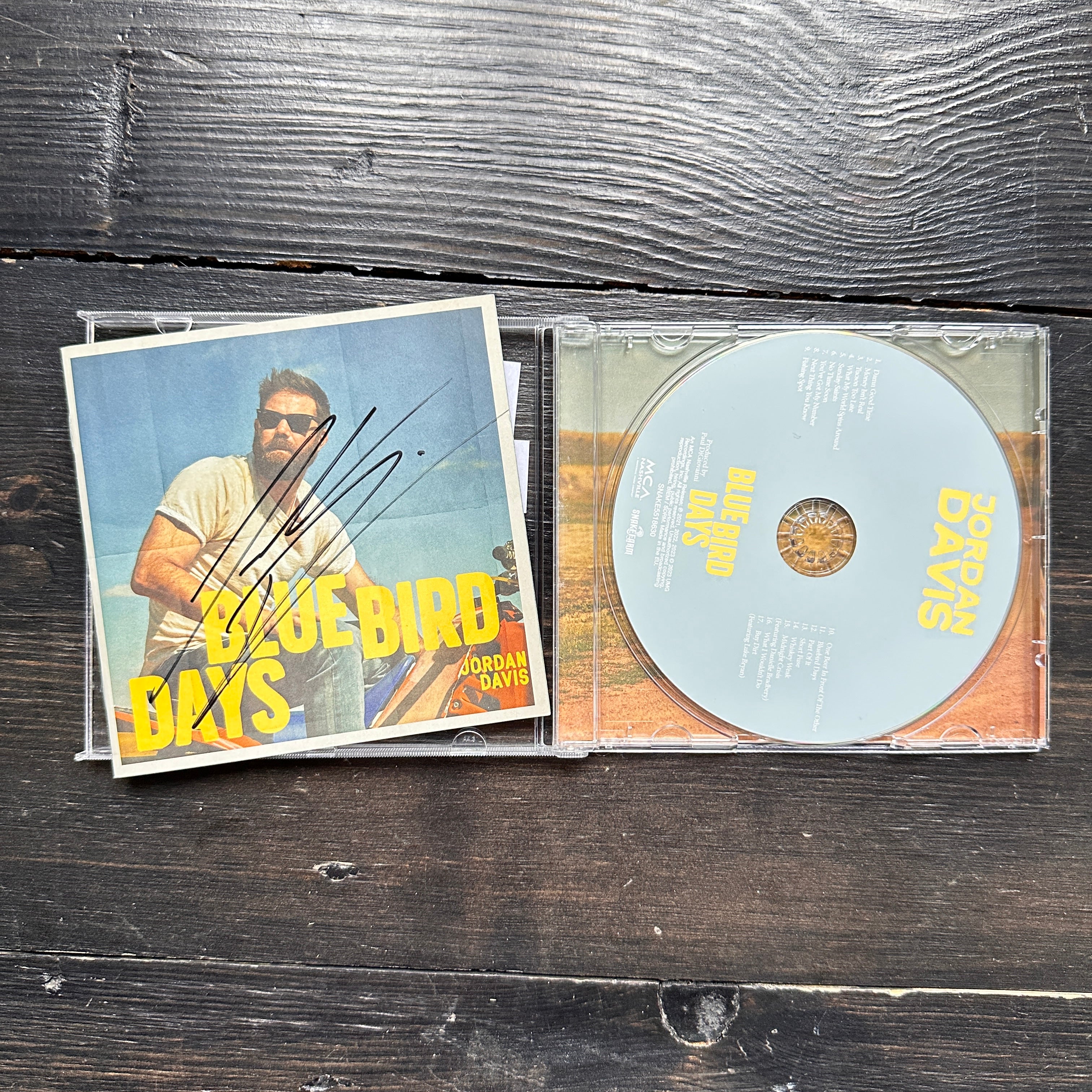 Jordan Davis | Bluebird Days - Signed CD