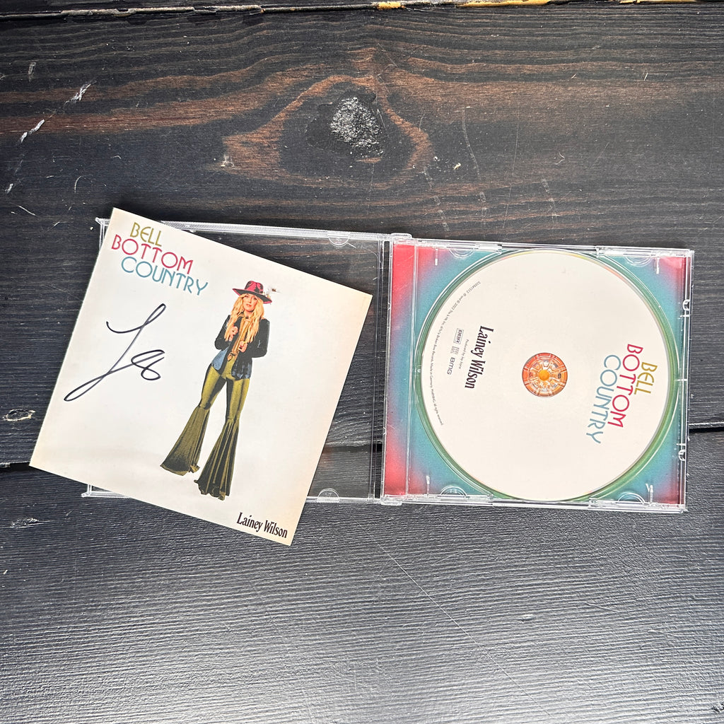 Lainey Wilson | Bell Bottom Country - Signed CD