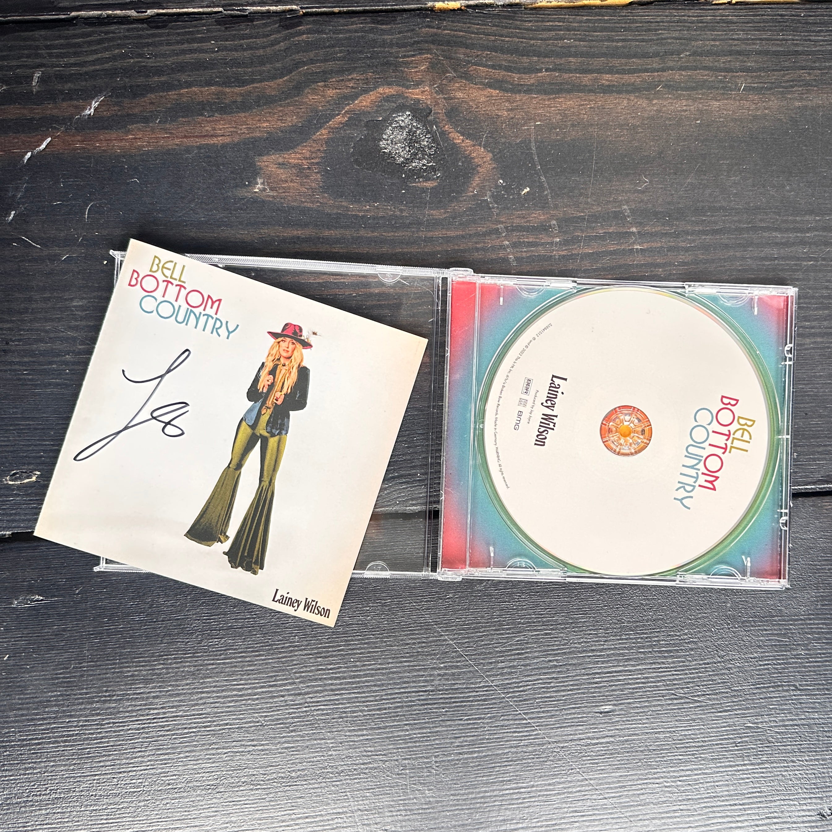 Lainey Wilson | Bell Bottom Country - Signed CD
