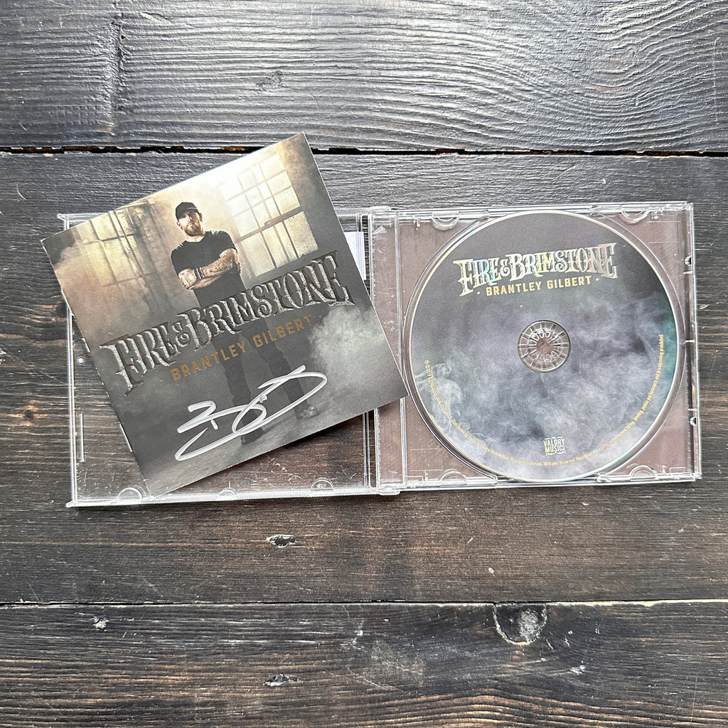 Brantley Gilbert | Fire & Brimstone - Signed CD