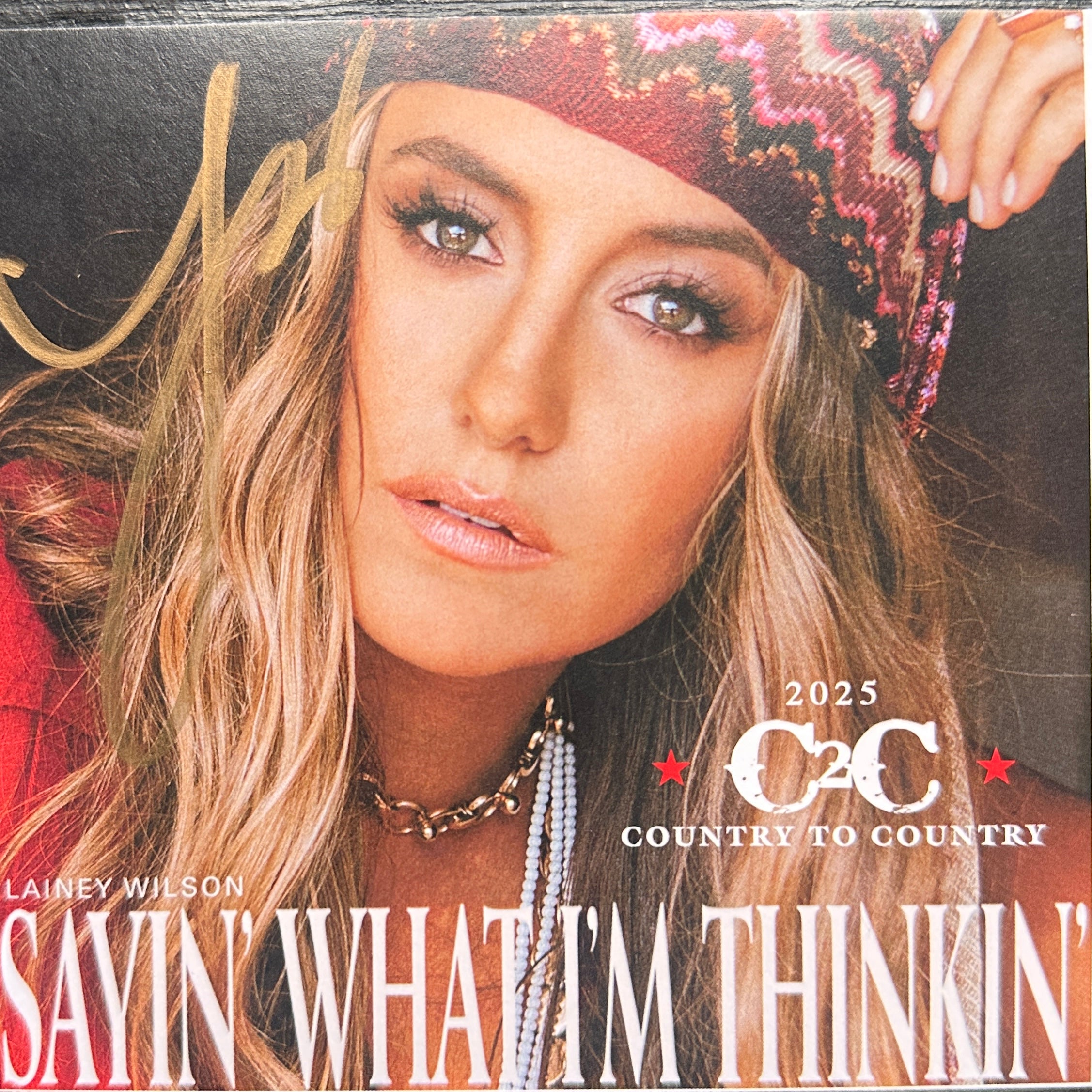 Lainey Wilson | Sayin’ What I’m Thinkin’  - Signed Vinyl