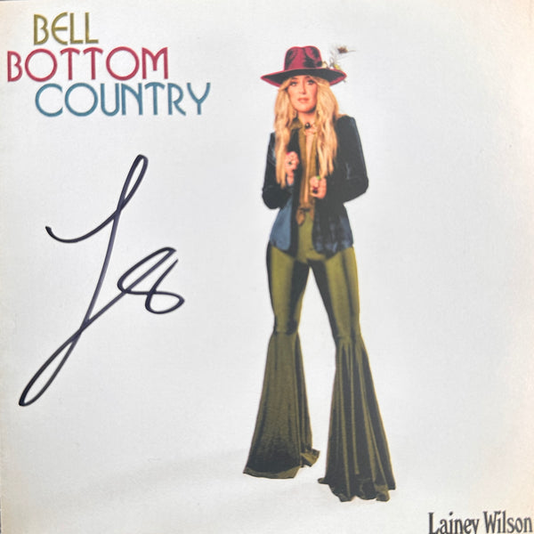 Lainey Wilson | Bell Bottom Country - Signed CD