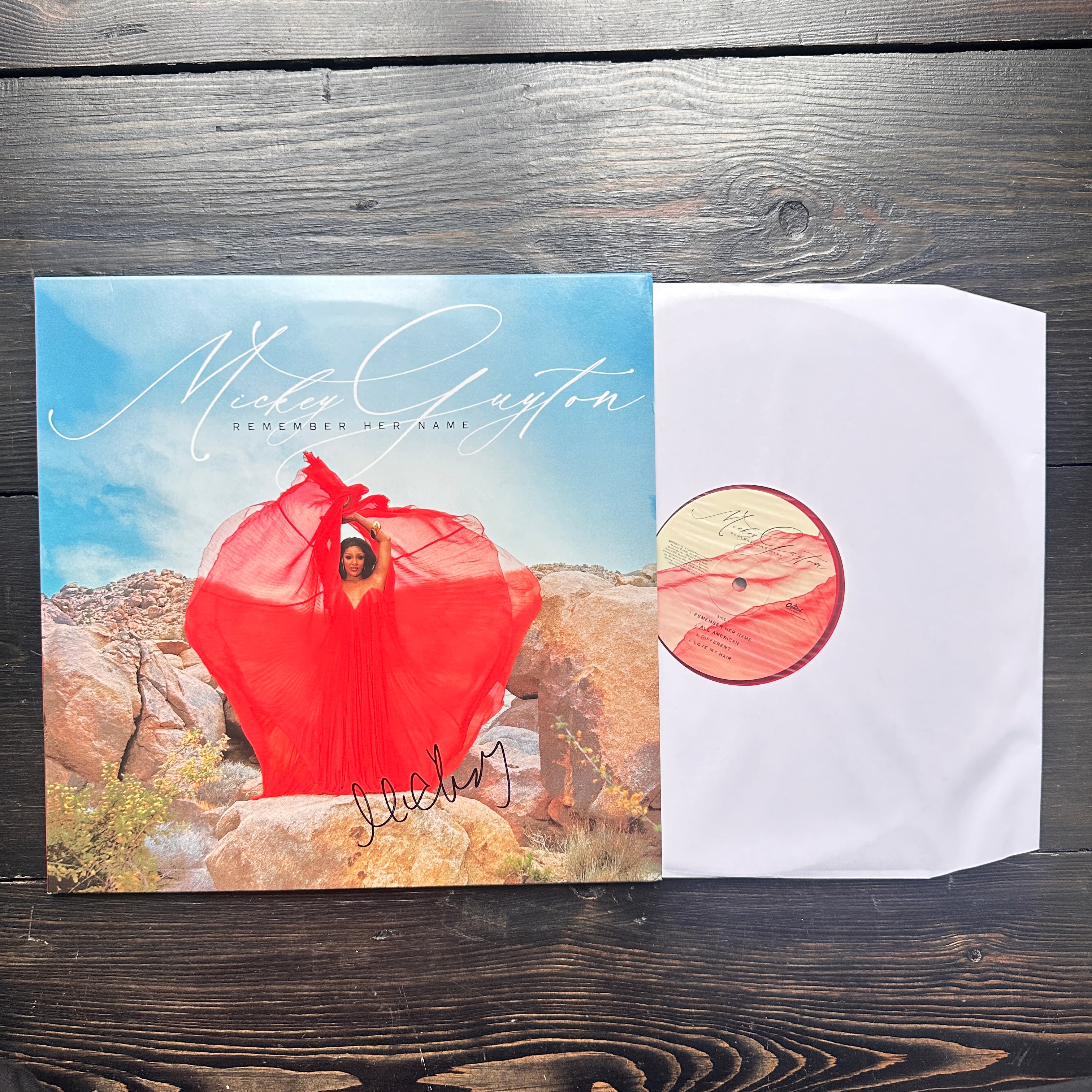 Mickey Guyton | Remember My Name  - Signed Vinyl