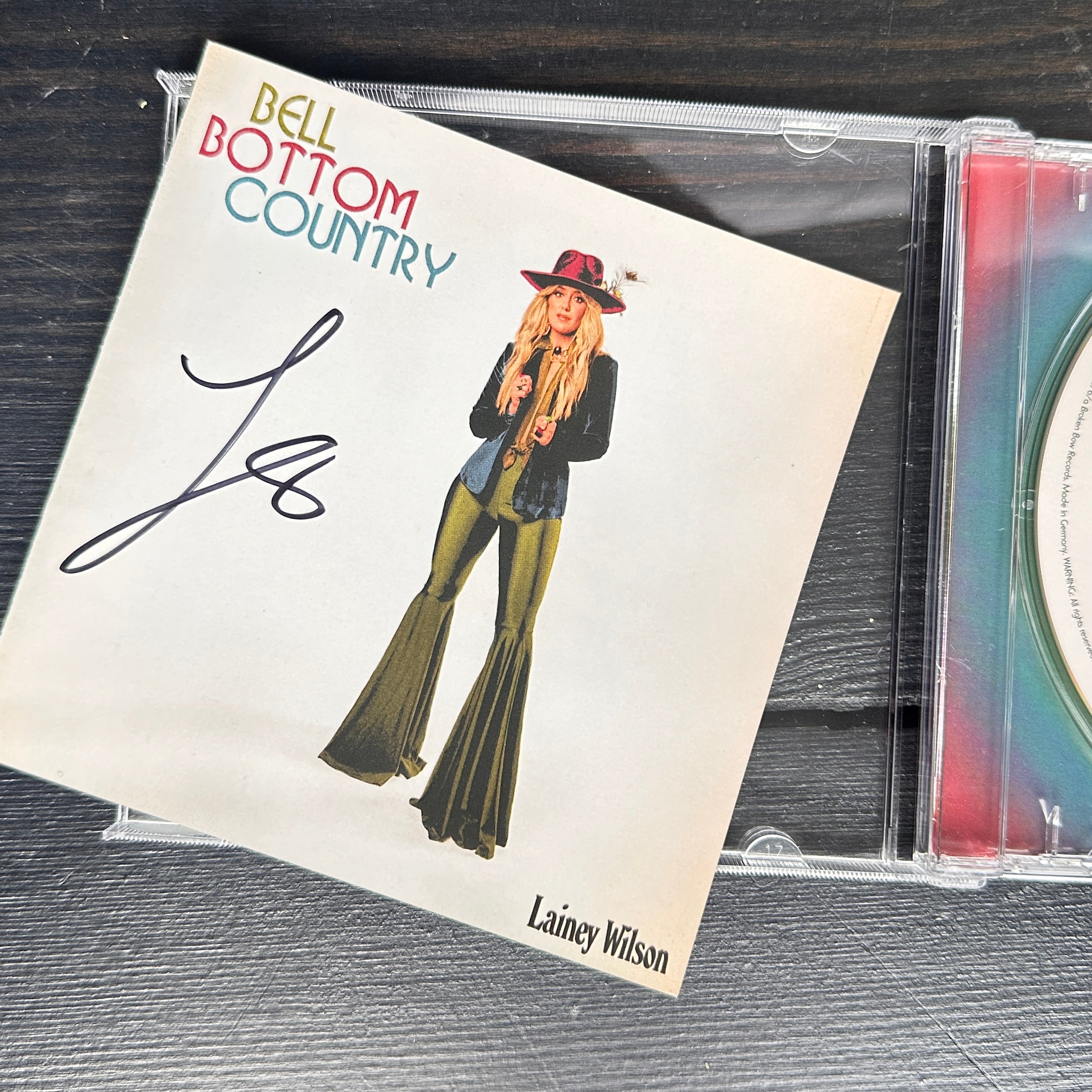 Lainey Wilson | Bell Bottom Country - Signed CD