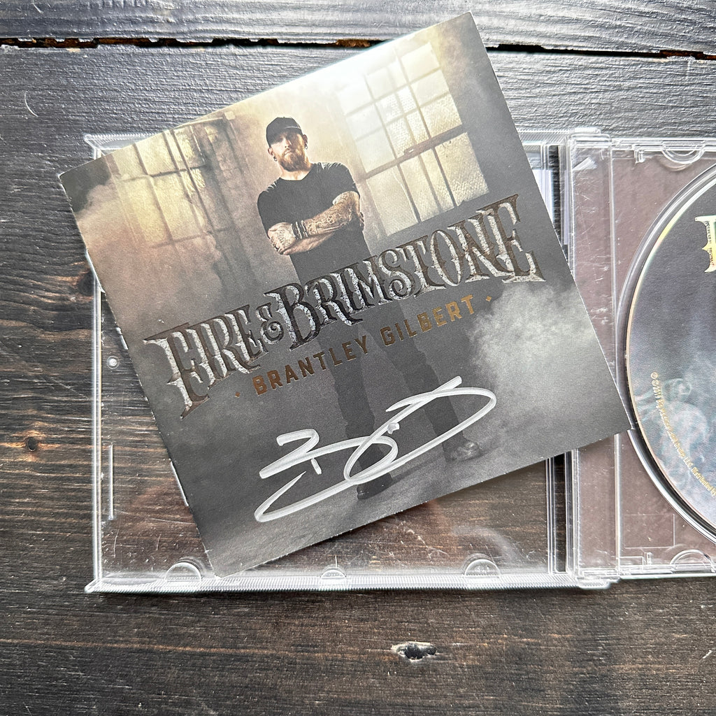 Brantley Gilbert | Fire & Brimstone - Signed CD