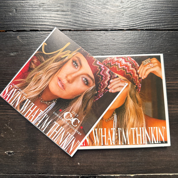 Lainey Wilson | Sayin’ What I’m Thinkin’ - Signed CD