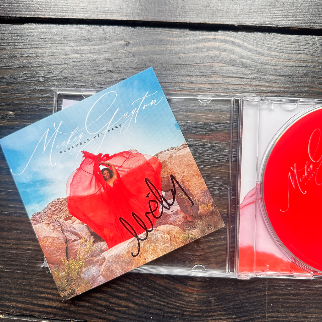 Mickey Guyton | Remember Her Name - Signed CD