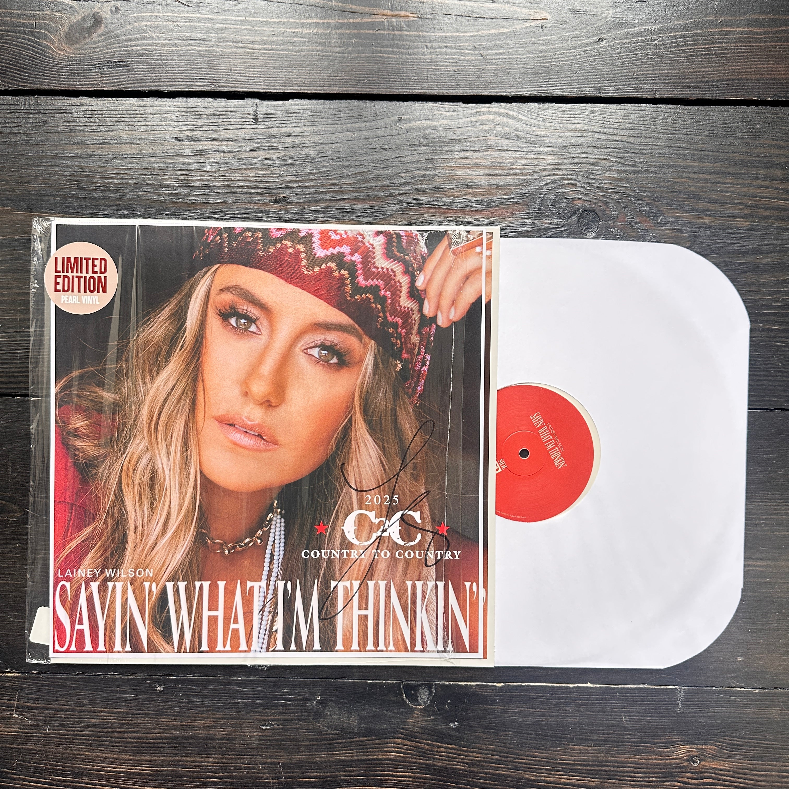 Lainey Wilson | Sayin’ What I’m Thinkin’  - Signed Vinyl