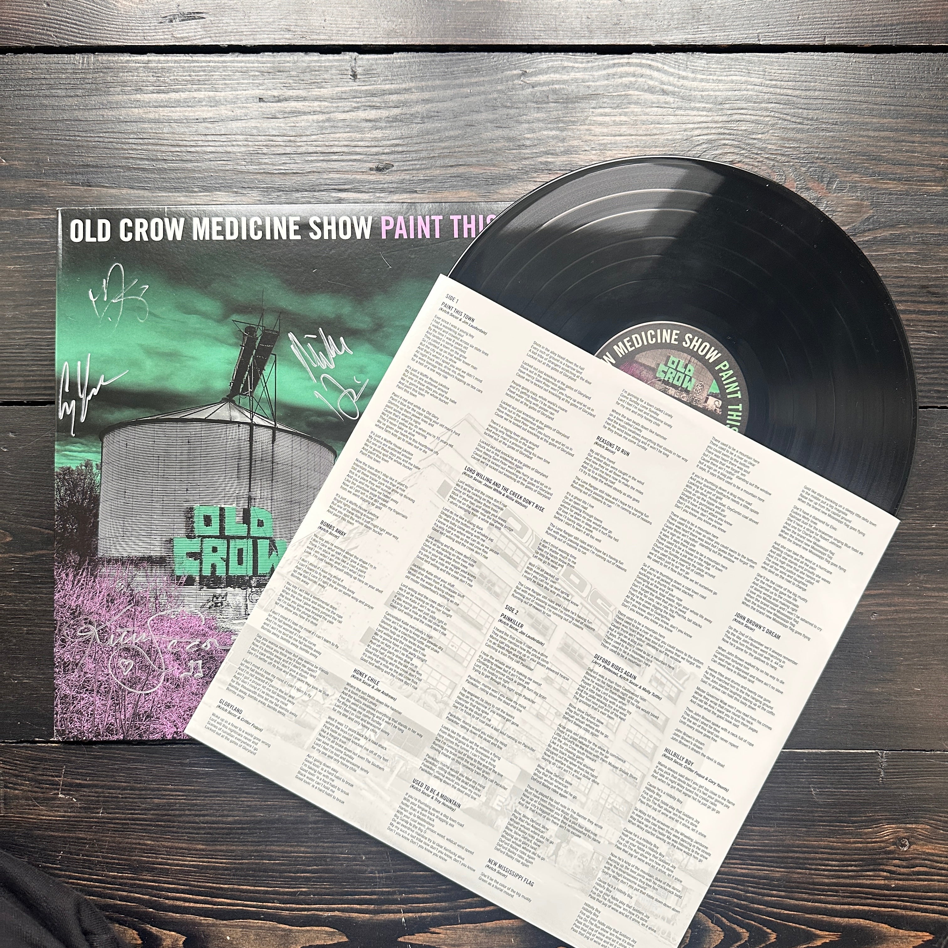 Old Crow Medicine Show | Paint This Town  - Signed Vinyl