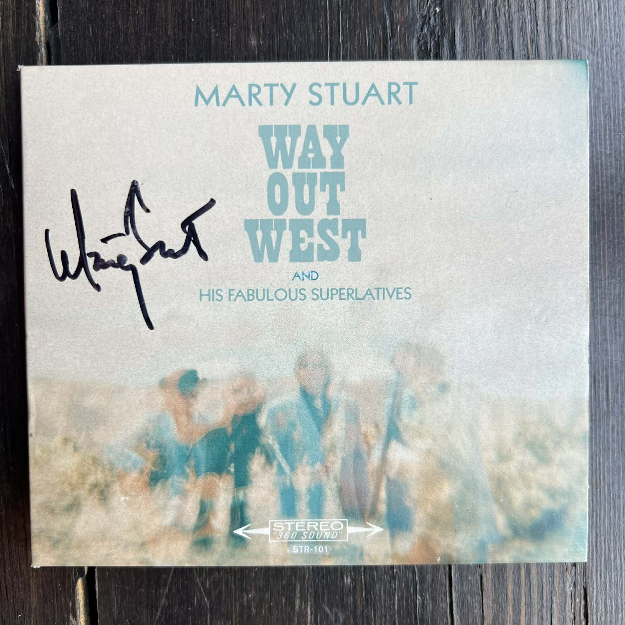 Marty Stuart | Way Out West - Signed CD